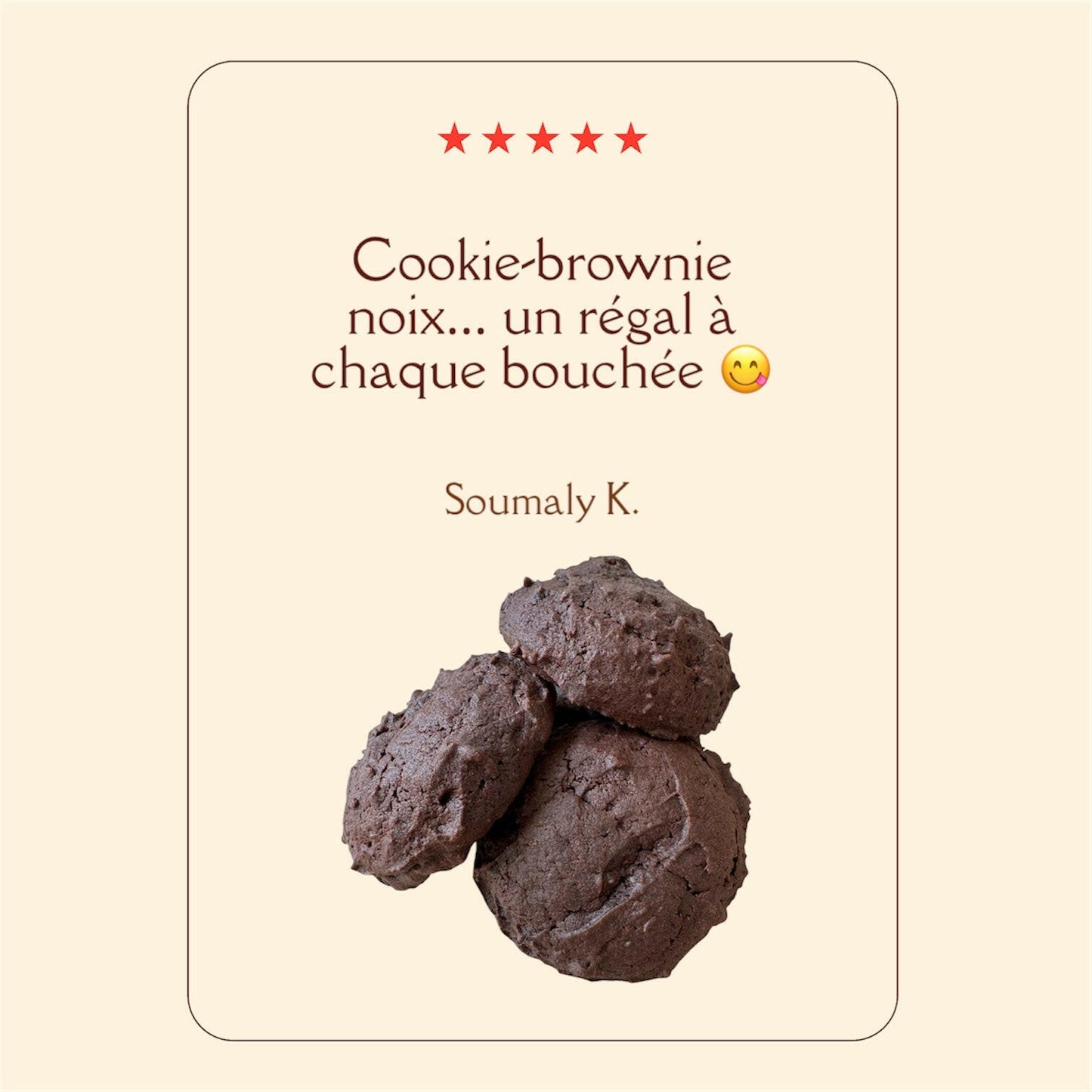 Cookies-Brownies Noix