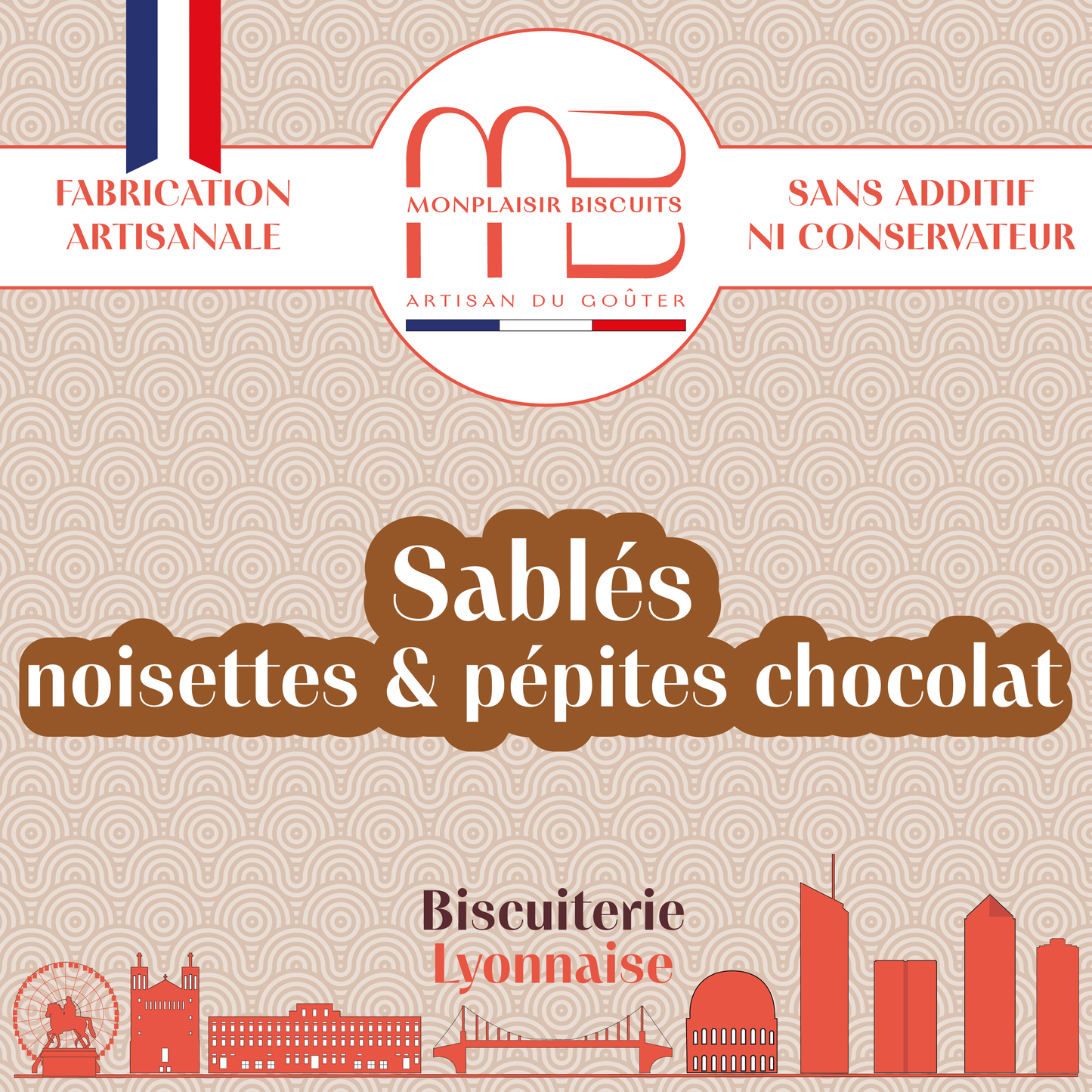 Sablés Vanille Noisettes et pépites de chocolat noir
