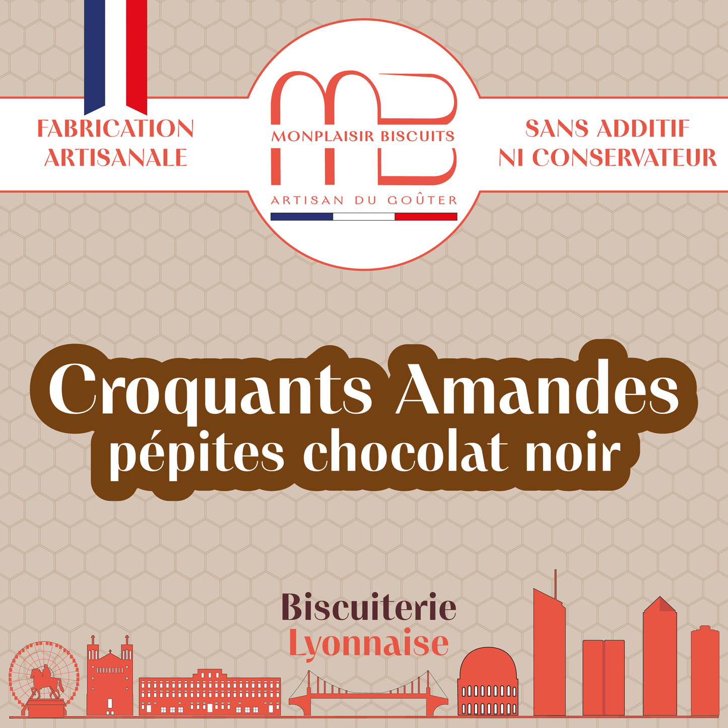 Croquants Amandes aux pépites de chocolat noir