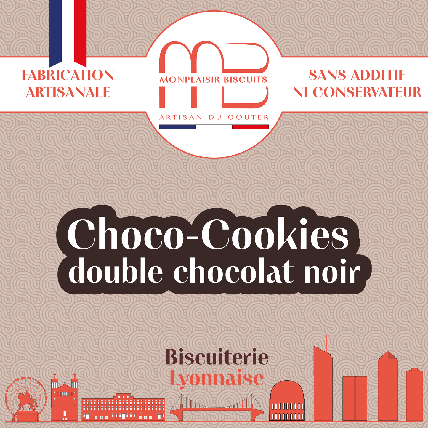 Choco-Cookies Double chocolat noir