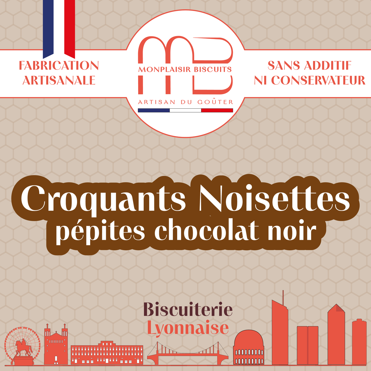 Croquants Noisettes aux pépites de chocolat noir
