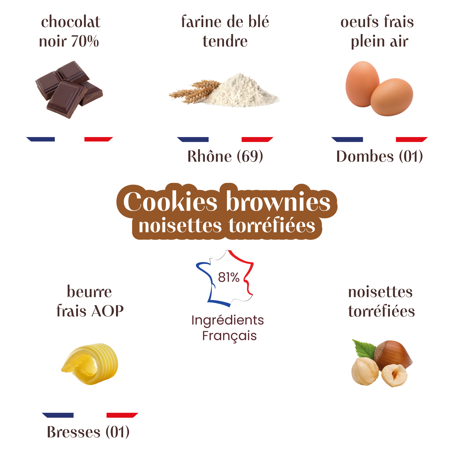 Cookies-Brownies Noisettes