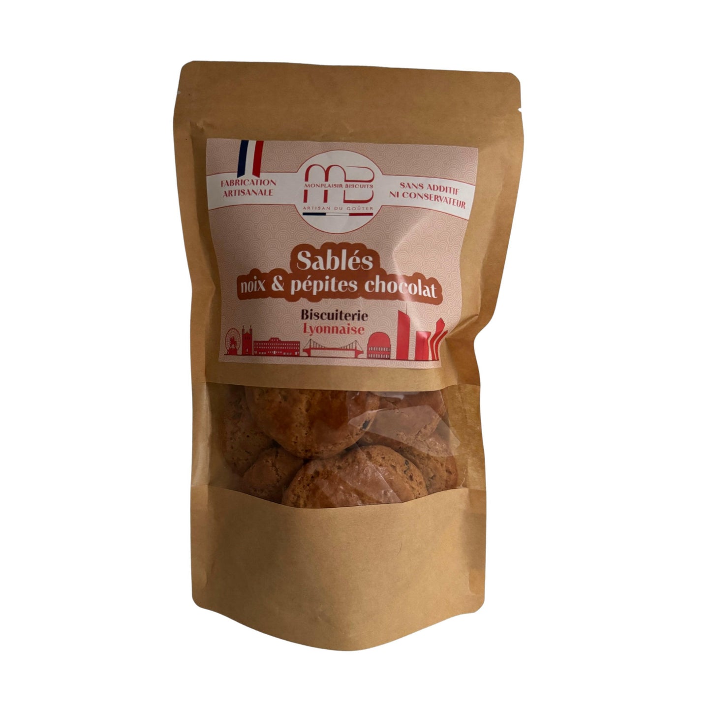 Sablés Vanille Noix et pépites de chocolat noir