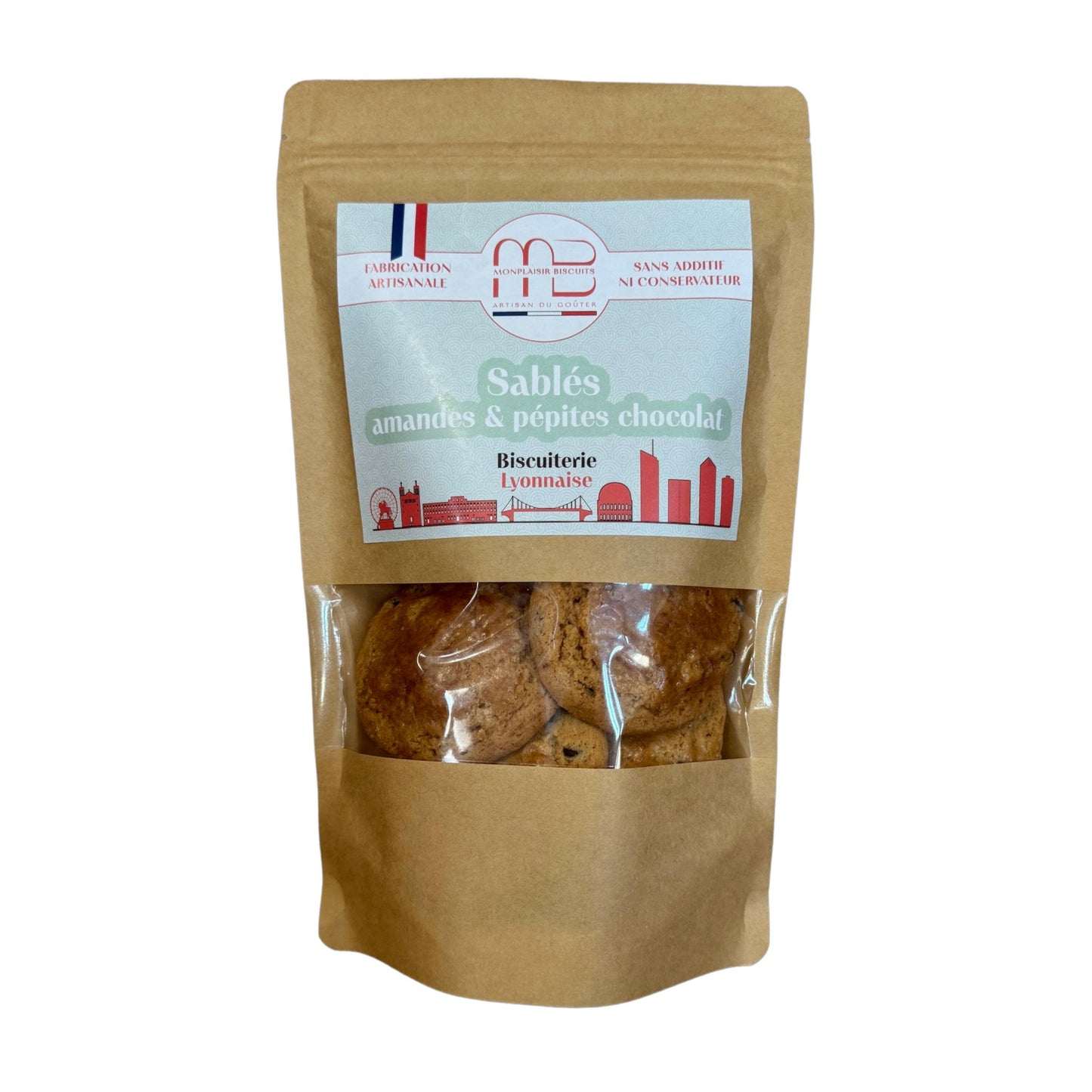 Sablés Vanille Amandes et pépites de chocolat noir