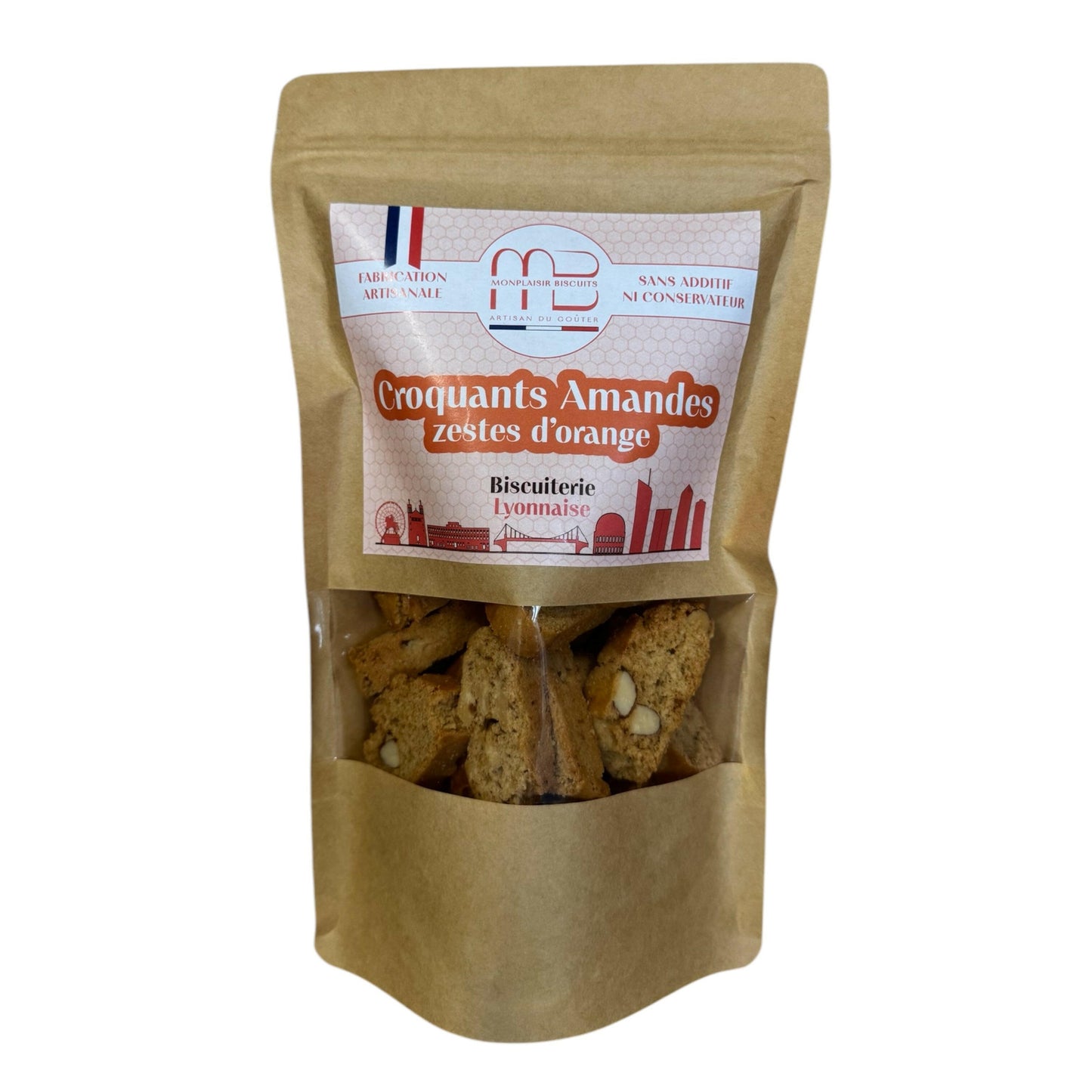 Croquants Amandes aux zestes d'orange