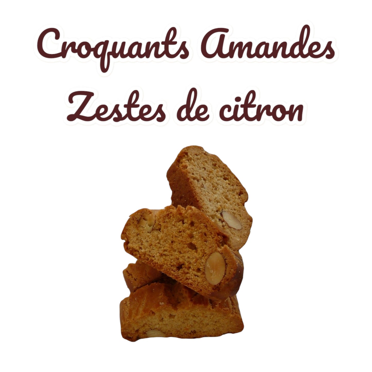Croquants Amandes aux zestes de citron