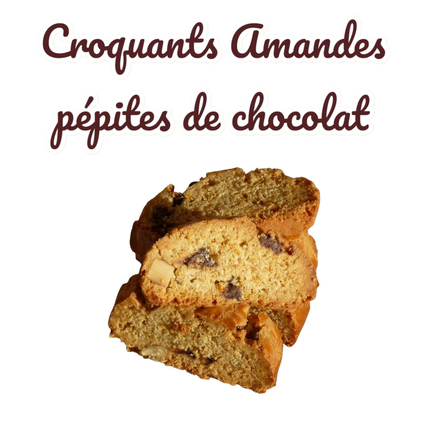 Croquants Amandes aux pépites de chocolat noir