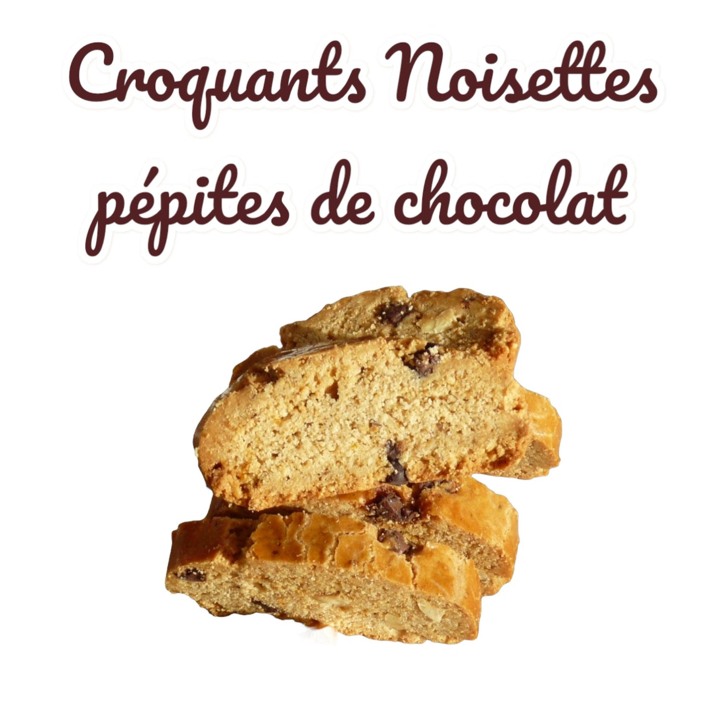 Croquants Noisettes aux pépites de chocolat noir