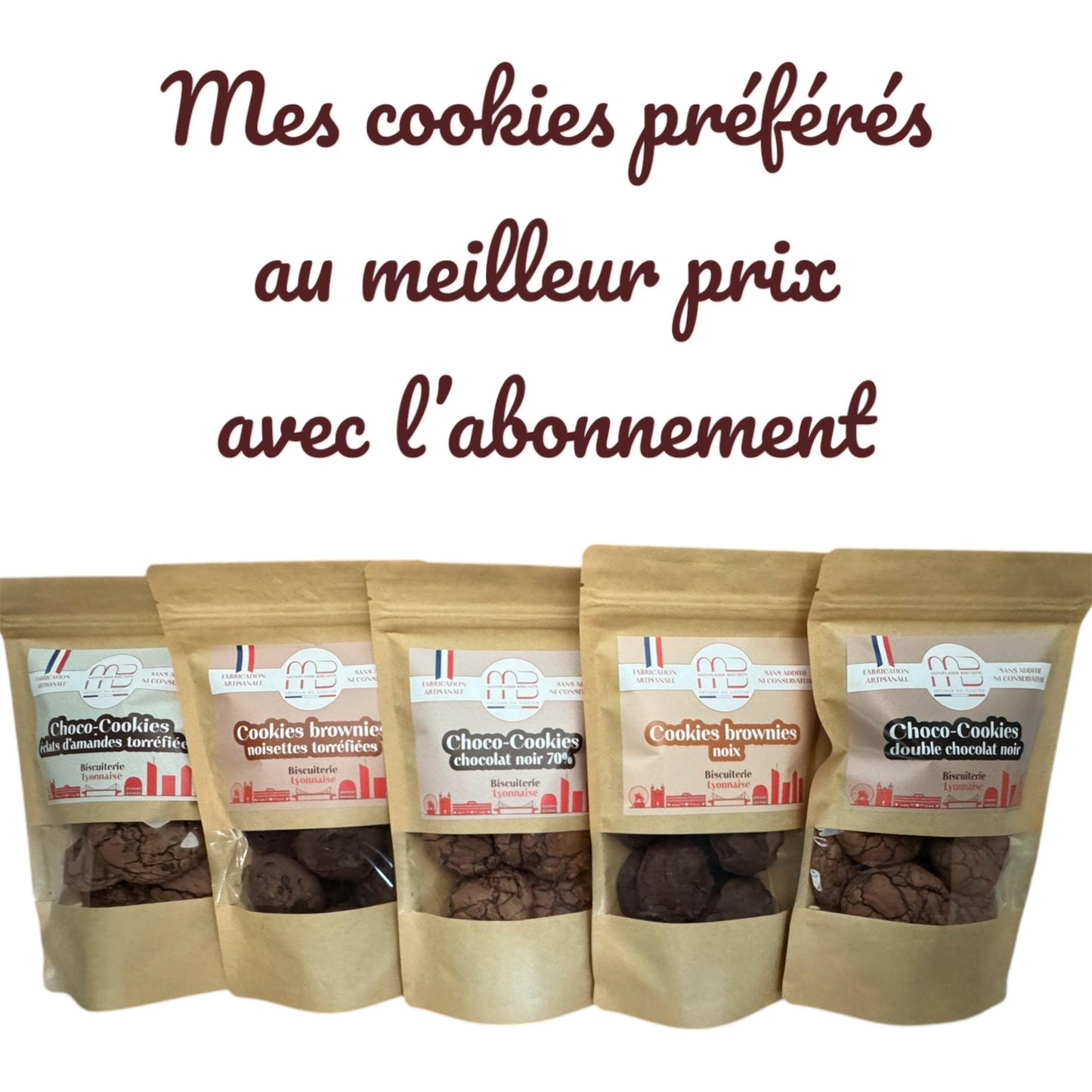 Choco-Cookies Double chocolat noir