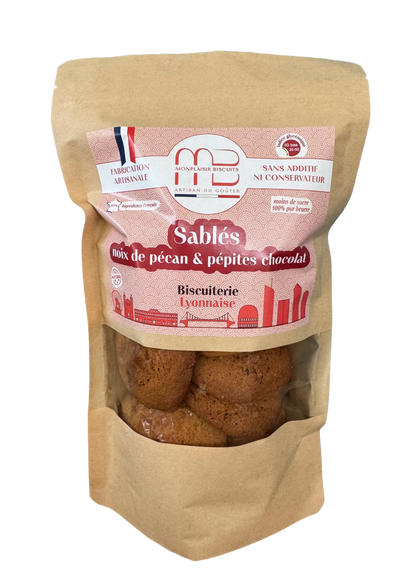 Sablés Vanille Pécan et pépites de chocolat noir