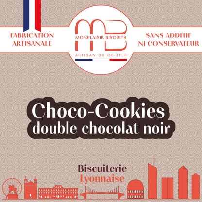 Choco-Cookies Double chocolat noir