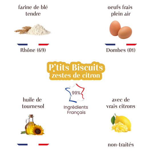P'tits Biscuits aux zestes de citron