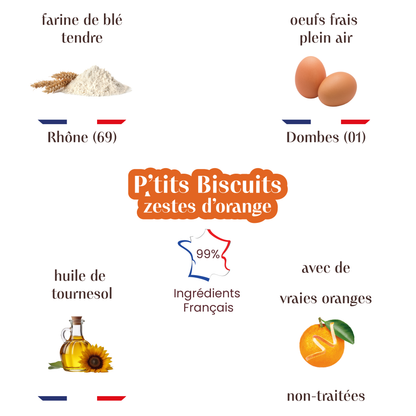 P'tits Biscuits aux zestes d'orange