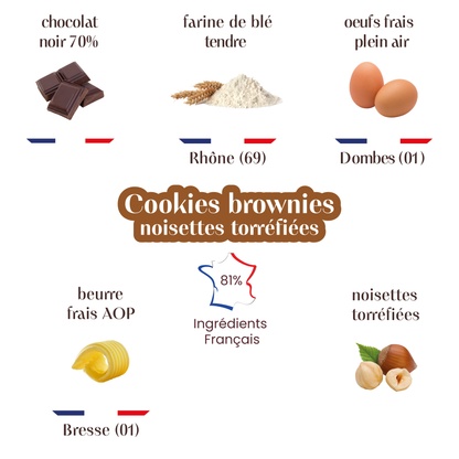 Cookies-Brownies Noisettes