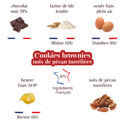 Cookies-Brownies Noix de pécan