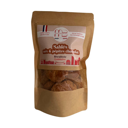 Sablés Vanille Noix et pépites de chocolat noir