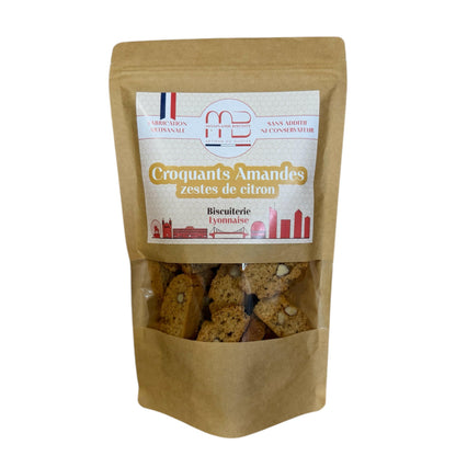 Croquants Amandes aux zestes de citron