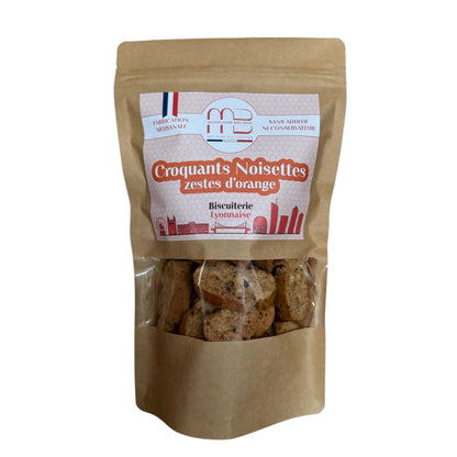 Croquants Noisettes aux zestes d'orange